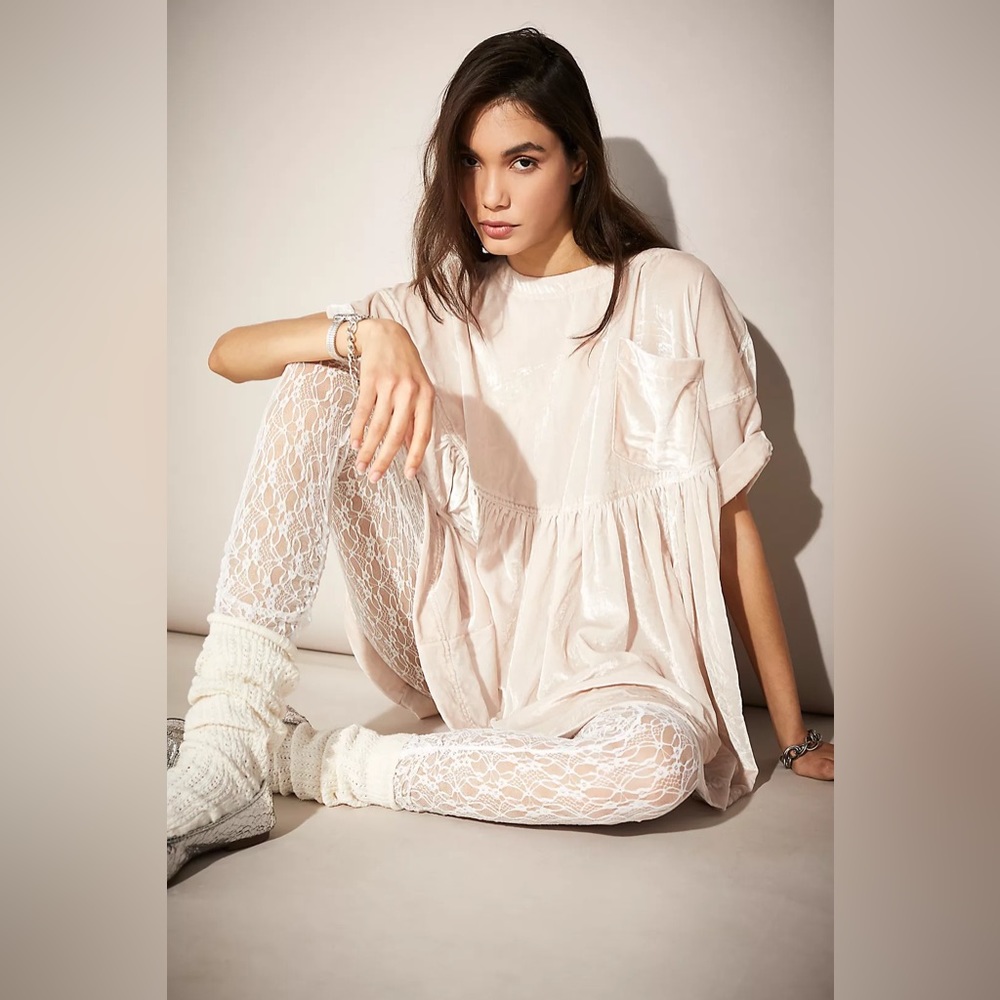 Free People Moon City Velvet top